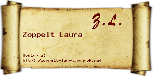 Zoppelt Laura névjegykártya